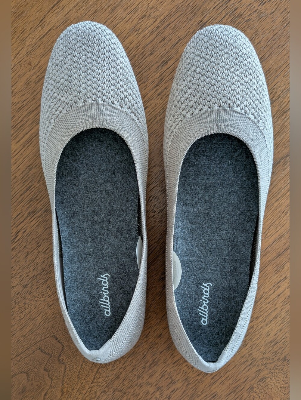 Allbirds Mushroom Tree Breezers Ballet Flats 9W (WIDE WIDTH) Brand New